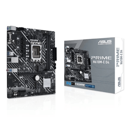Asus Prime H610M E D4 Motherboard 1