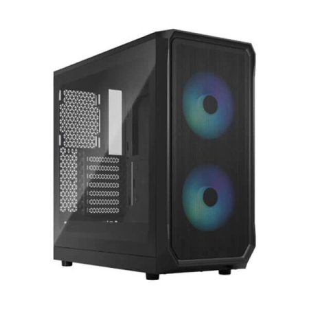 Fractal Design Focus 2 Mesh RGB TG Clear Tint ATX Mid Tower Cabinet Black 1