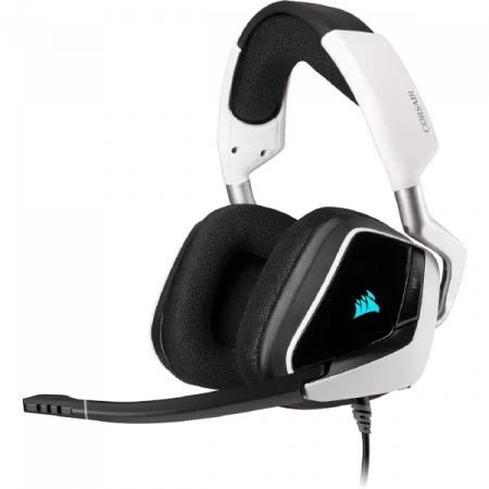 Corsair VOID RGB ELITE USB Premium Gaming Headset with 7.1 Surround Sound (White)
