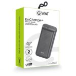 EVM ENCHARGE POWER BANK 20000MAH 1