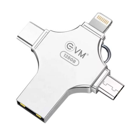 EVM ENSTORE 4 IN 1 OTG FLASHDRIVE 128GB 1