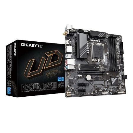 GIGABYTE B760M DS3H AX DDR5 INTEL 13TH AND 12TH GEN LGA 1700 M ATX MOTHERBOARD 1 1