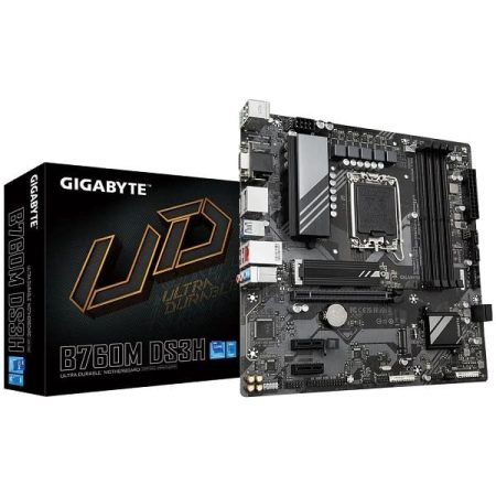GIGABYTE B760M DS3H DDR5 INTEL 13TH AND 12TH GEN LGA 1700 M ATX MOTHERBOARD 1 1