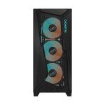 GIGABYTE C301 GLASS ARGB EATX MID TOWER CABINET (BLACK) 1