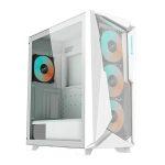 GIGABYTE C301 GLASS ARGB EATX MID TOWER CABINET (WHITE) 1