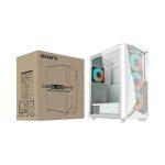 GIGABYTE C301 GLASS ARGB EATX MID TOWER CABINET (WHITE) 1