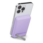 Belkin BoostCharge Magnetic Wireless Power Bank with Stand (5000mAh, Purple) 2