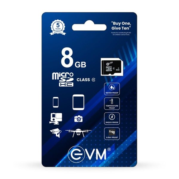 EVM 8GB Micro Sd Card Class 10 (Memory Card) 2
