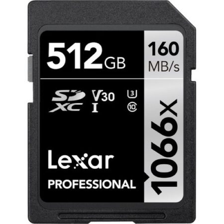 Lexar 512GB Professional 1066x SDXC