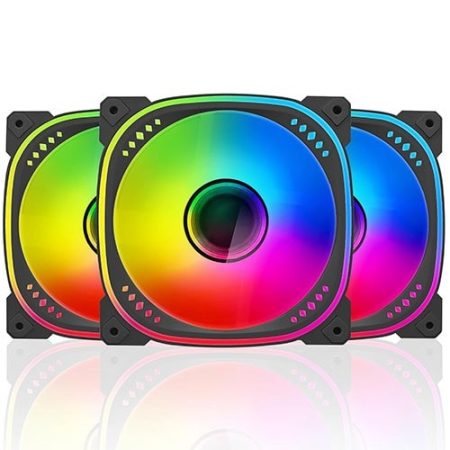 Ant Esports Spectraflow ARGB Black Cabinet Fan (Triple Pack)