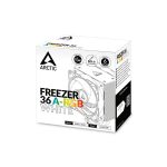 ARCTIC Freezer 36 ARGB 120mm Single Tower CPU Air Cooler (White) 1