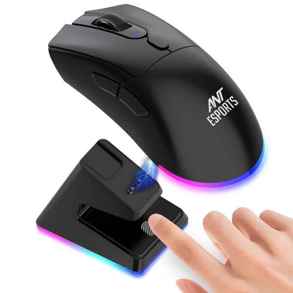 Ant Esports GM900 Gaming Mouse with Charging Dock (Black) 1 Ant Esports GM900 Gaming Mouse with Charging Dock (Black)