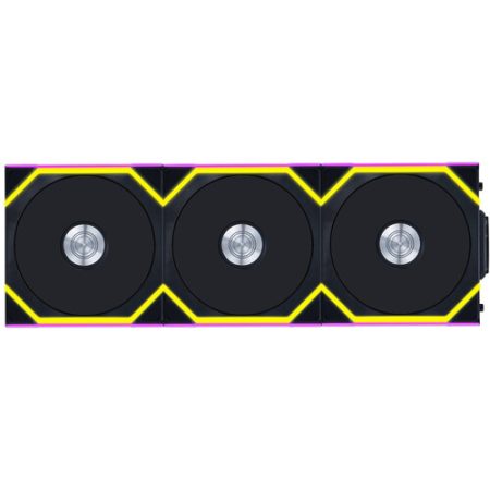 Lian Li 120mm UNI FAN SL Wireless ARGB Reverse Blade Case Fan (Black, 3-Pack)
