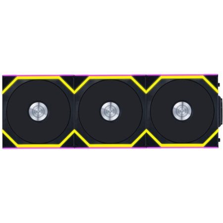 Lian Li UNI FAN SL Wireless 120mm ARGB Case Fan (Black, 3-Pack)
