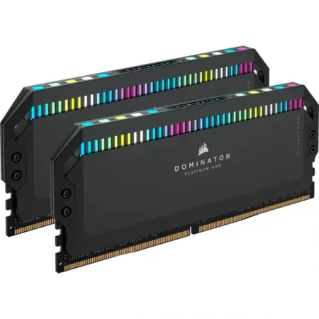 CORSAIR DOMINATOR PLATINUM RGB 64GB (2x32GB) DDR5 6000MHz CL30 Memory (Black)