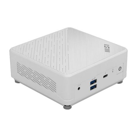 MSI Cubi 5 12M Barebone Mini PC with Intel 12th Gen Alder Lake Core i5-1235U processors, supports up to 64GB DDR4 RAM, M.2 SSD, 2.5 inch SSD/HDD, WiFi 6, Dual LAN, Thunderbolt 4 Portt, USB 3.2 Gen 1 Type-C and Windwos 11 Pro (White)