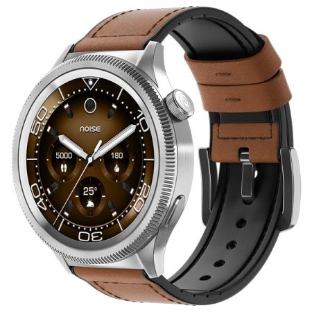 Noise Halo 2 Metallic Build BT Calling, 1.43" AMOLED Display, AOD, Gesture Controls Smart Watch (Vintage Brown)