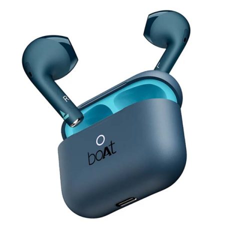 Boat Airdopes Alpha 35Hrs Battery Bluetooth TWS Earbuds (Deep Blue)