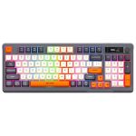 Ant Esports MK801 V2 Pro Wireless Mechanical Membrane Backlit Gaming Keyboard (Grey, Beige, Orange) 1