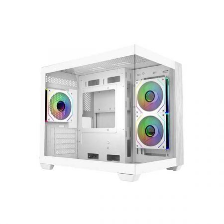 Cooler Master Elite 481 Wood Micro ATX Mid Tower Cabinet White (E481-WHNN-S00)