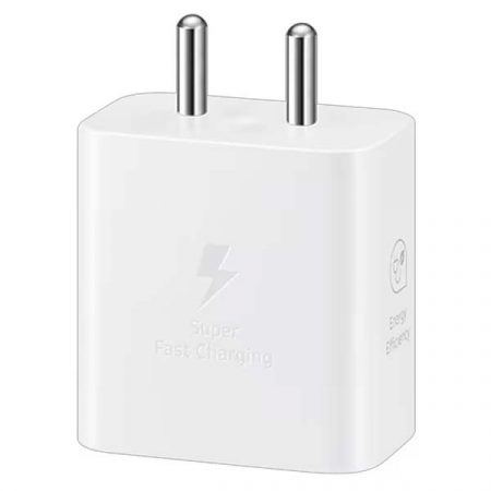 Samsung Original 25W Type-C Travel Adaptor Without Cable (White)