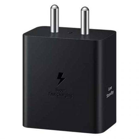 Samsung Original 45W Type-C Super Fast Travel Adaptor Without Cable (Black)