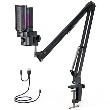 CLAW GM17 Kit Condenser RGB Gaming Microphone Kit with Cardioid