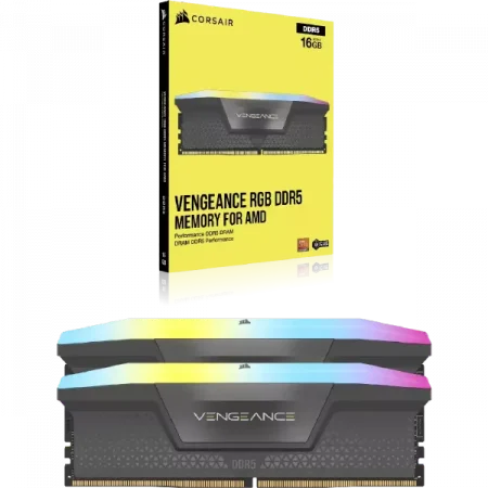 Corsair Vengeance RGB Grey 32GB (16GBx2) 6000MHz CL30 DDR5 RAM