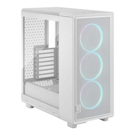 Fractal Design Epoch RGB Mid-Tower Case (White with Clear Tempered Glass)