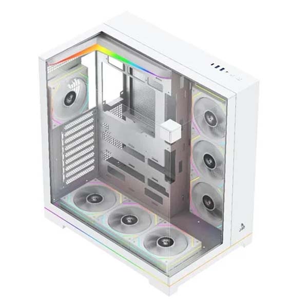 TAG Gamerz Supernova ARGB EATX Mid Tower Cabinet (White) 1 TAG Gamerz Supernova ARGB EATX Mid Tower Cabinet (White)