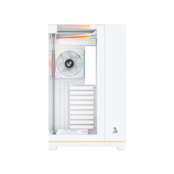 TAG Gamerz Supernova ARGB EATX Mid Tower Cabinet (White) 2