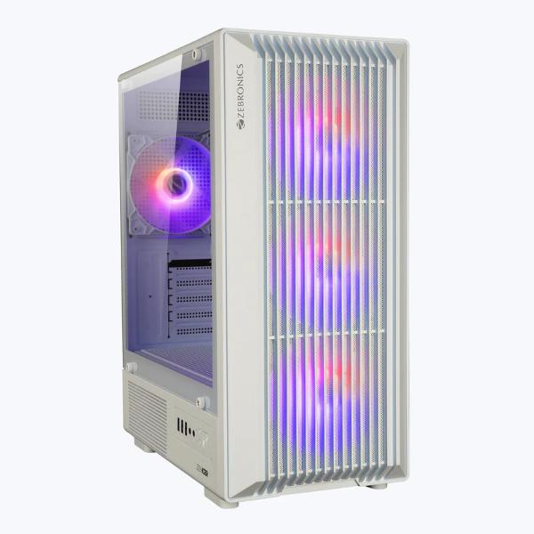 ZEBRONICS Zeb Icer mATX Motherboard 2 ZEBRONICS Zeb Icer mATX Cabinet (White)